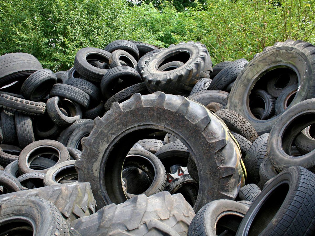 Tyre recycling disposal